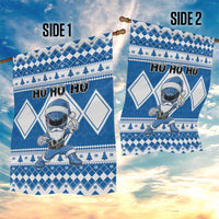 Power Blue Ranger Santa Claus Garden Flag Funny Christmas - Wonder Print Shop