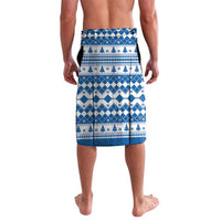 Personalized Power Blue Ranger Santa Claus Lavalava Funny Christmas - Wonder Print Shop