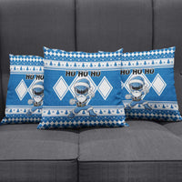 Power Blue Ranger Santa Claus Pillow Cover Funny Christmas - Wonder Print Shop