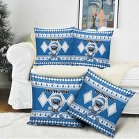 Power Blue Ranger Santa Claus Pillow Cover Funny Christmas - Wonder Print Shop