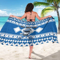 Power Blue Ranger Santa Claus Sarong Funny Christmas - Wonder Print Shop