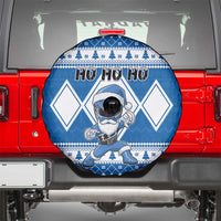 Power Blue Ranger Santa Claus Spare Tire Cover Funny Christmas - Wonder Print Shop