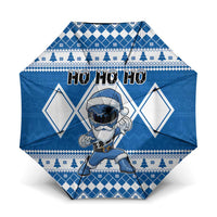 Power Blue Ranger Santa Claus Umbrella Funny Christmas - Wonder Print Shop