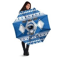 Power Blue Ranger Santa Claus Umbrella Funny Christmas - Wonder Print Shop