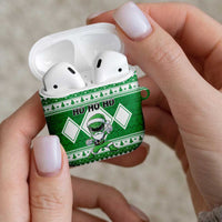 Power Green Ranger Santa Claus AirPods Case Funny Christmas - Wonder Print Shop