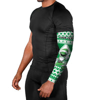 Personalized Power Green Ranger Santa Claus Arm Sleeves Funny Christmas - Wonder Print Shop