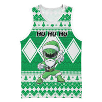 Personalized Power Green Ranger Santa Claus Basketball Jersey Funny Christmas - Wonder Print Shop