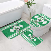 Power Green Ranger Santa Claus Bathroom Set Funny Christmas - Wonder Print Shop