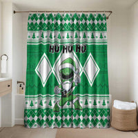 Power Green Ranger Santa Claus Bathroom Set Funny Christmas - Wonder Print Shop