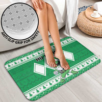 Power Green Ranger Santa Claus Bathroom Set Funny Christmas - Wonder Print Shop