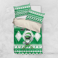 Power Green Ranger Santa Claus Bedding Set Funny Christmas - Wonder Print Shop