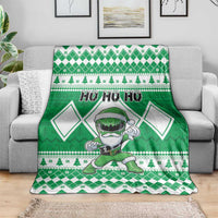 Power Green Ranger Santa Claus Blanket Funny Christmas - Wonder Print Shop