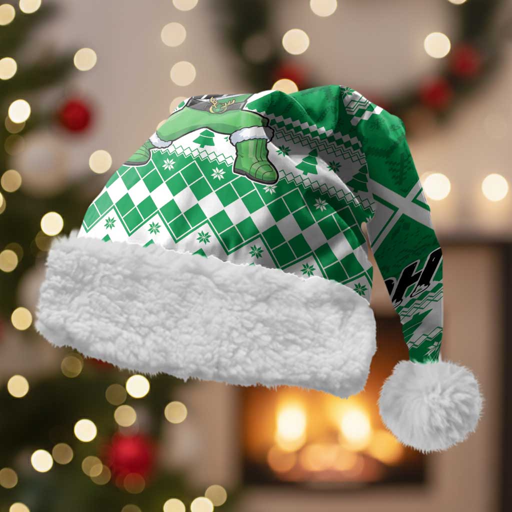 Power Green Ranger Santa Claus Christmas Santa Hat Funny Christmas - Wonder Print Shop