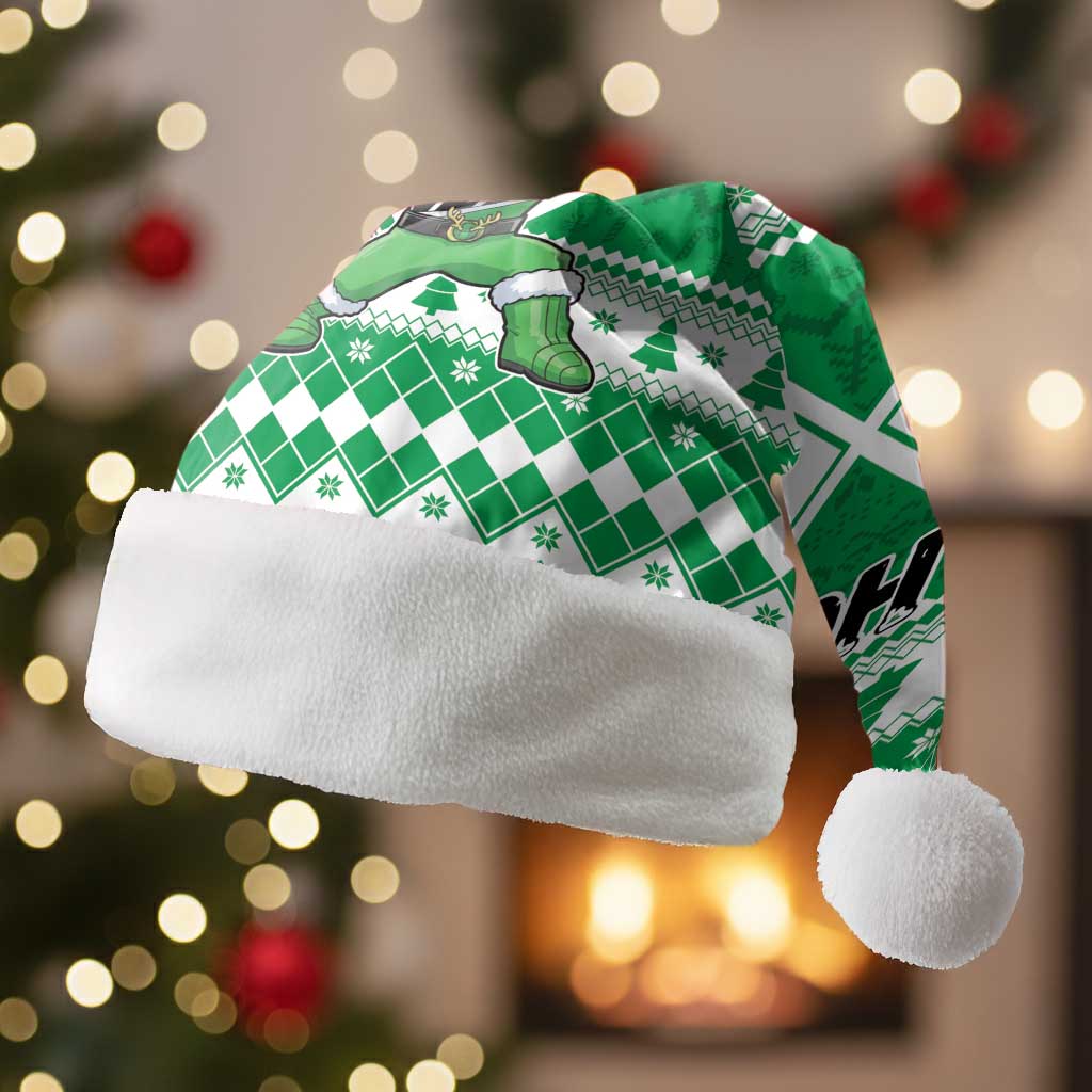 Power Green Ranger Santa Claus Christmas Santa Hat Funny Christmas - Wonder Print Shop