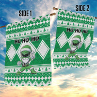 Power Green Ranger Santa Claus Garden Flag Funny Christmas - Wonder Print Shop