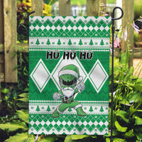 Power Green Ranger Santa Claus Garden Flag Funny Christmas - Wonder Print Shop