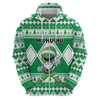 Personalized Power Green Ranger Santa Claus Hoodie Funny Christmas - Wonder Print Shop