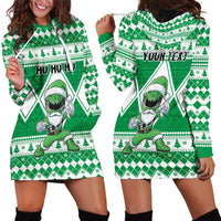 Personalized Power Green Ranger Santa Claus Hoodie Dress Funny Christmas - Wonder Print Shop