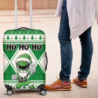 Power Green Ranger Santa Claus Luggage Cover Funny Christmas - Wonder Print Shop