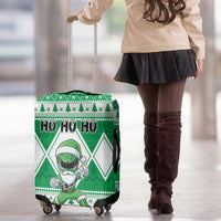Power Green Ranger Santa Claus Luggage Cover Funny Christmas - Wonder Print Shop