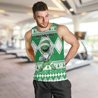 Personalized Power Green Ranger Santa Claus Men Tank Top Funny Christmas - Wonder Print Shop