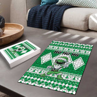 Power Green Ranger Santa Claus Puzzle Funny Christmas - Wonder Print Shop