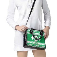 Power Green Ranger Santa Claus Shoulder Handbag Funny Christmas - Wonder Print Shop