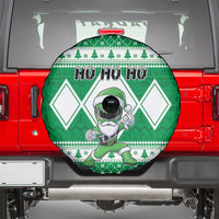 Power Green Ranger Santa Claus Spare Tire Cover Funny Christmas - Wonder Print Shop