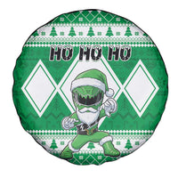 Power Green Ranger Santa Claus Spare Tire Cover Funny Christmas - Wonder Print Shop