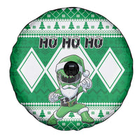 Power Green Ranger Santa Claus Spare Tire Cover Funny Christmas - Wonder Print Shop