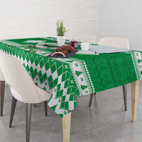 Power Green Ranger Santa Claus Tablecloth Funny Christmas - Wonder Print Shop