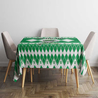 Power Green Ranger Santa Claus Tablecloth Funny Christmas - Wonder Print Shop