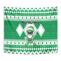 Power Green Ranger Santa Claus Tapestry Funny Christmas - Wonder Print Shop