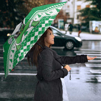 Power Green Ranger Santa Claus Umbrella Funny Christmas - Wonder Print Shop