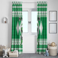 Power Green Ranger Santa Claus Window Curtain Funny Christmas - Wonder Print Shop