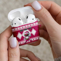 Power Pink Ranger Santa Claus AirPods Case Funny Christmas - Wonder Print Shop