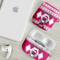 Power Pink Ranger Santa Claus AirPods Case Funny Christmas - Wonder Print Shop