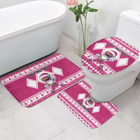 Power Pink Ranger Santa Claus Bathroom Set Funny Christmas - Wonder Print Shop
