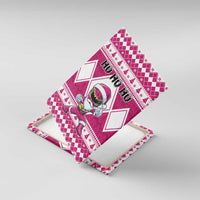 Power Pink Ranger Santa Claus Canvas Wall Art Funny Christmas - Wonder Print Shop