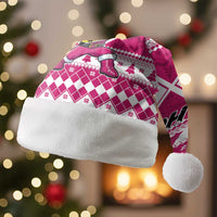 Power Pink Ranger Santa Claus Christmas Santa Hat Funny Christmas - Wonder Print Shop