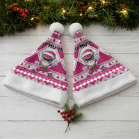 Power Pink Ranger Santa Claus Christmas Santa Hat Funny Christmas - Wonder Print Shop