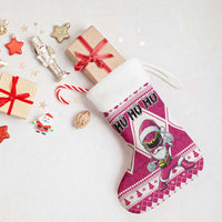 Power Pink Ranger Santa Claus Christmas Stocking Funny Christmas - Wonder Print Shop