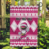 Power Pink Ranger Santa Claus Garden Flag Funny Christmas - Wonder Print Shop