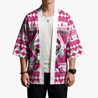 Personalized Power Pink Ranger Santa Claus Kimono Funny Christmas - Wonder Print Shop