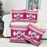 Power Pink Ranger Santa Claus Pillow Cover Funny Christmas - Wonder Print Shop
