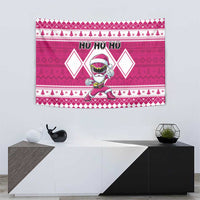 Power Pink Ranger Santa Claus Tapestry Funny Christmas - Wonder Print Shop