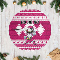 Power Pink Ranger Santa Claus Tree Skirt Funny Christmas - Wonder Print Shop