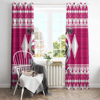 Power Pink Ranger Santa Claus Window Curtain Funny Christmas - Wonder Print Shop