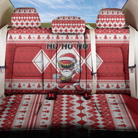 Power Red Ranger Santa Claus Back Car Seat Cover Funny Christmas - Wonder Print Shop