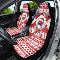 Power Red Ranger Santa Claus Car Seat Cover Funny Christmas - Wonder Print Shop